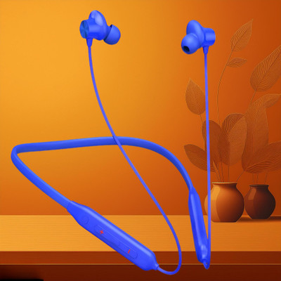 zdea Z2-Bullets - MAGNETIC POWER OFF/ON 48Hr Playtime Headphone Neckband L22 Bluetooth(Blue, In the Ear)