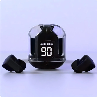 Acheron ULTRAPOD MAX TWS Earbuds with 13mm Drivers, Noise Reduction, Bluetooth 5.3 Bluetooth(Black, AirNova-, In the Ear)