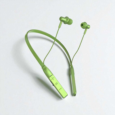 TABARET NEW Bluetooth Neckband with Superior Sound Quality, & Long Battery bluetooth Bluetooth(Green, In the Ear)