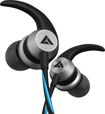 Boult X1-Wired with Dual Dynamic Drivers, BoomX Rich Bass, In-line Control, IPX5 Wired Headset(Blue Black, In the Ear)