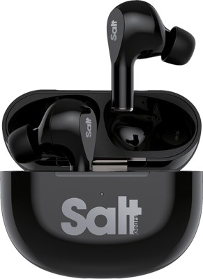 SaltGears Neo X2 Earbud, Wireless Charging, Low Latency, 11mm Drivers (Black) Bluetooth Headset(Black, True Wireless)
