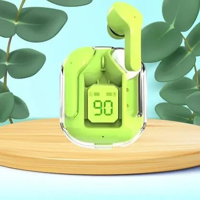 BOTIFY Ultrapods Pro Transparent Green Trending Truely wireless bluetooth earbuds BC 01 Bluetooth(Green, True Wireless)