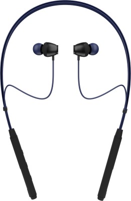 Boom NB52 Gaming Bluetooth Neckband ANC with 80hrs PLAYTIME, Dual Device Connection Bluetooth Gaming(Blue, In the Ear)