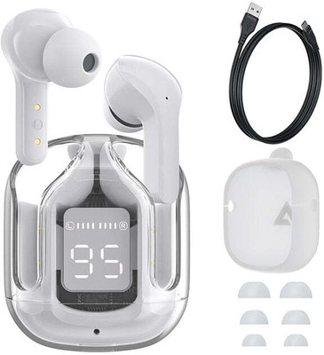 Sidra T6 Earbuds/TWS/buds 5.1 Earbuds with 280H Playtime, Bluetooth(White, In the Ear)