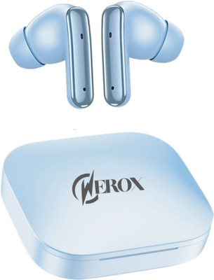 WEROX N-Lite Dots TWS with 13mm Drivers, 15 Hours of Play Time & 100 Hours of Standby Bluetooth Gaming(Blue, True Wireless)