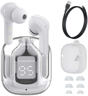 Jhs T6 Earbuds/TWS/buds 5.1 Earbuds with 280H Playtime, Bluetooth(White, In the Ear)