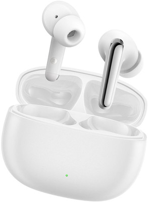snowbudy Ear Earbuds with Dynamic Bass Boost Driver Dynamic Bass Boost Driver Bluetooth Gaming(White, In the Ear)