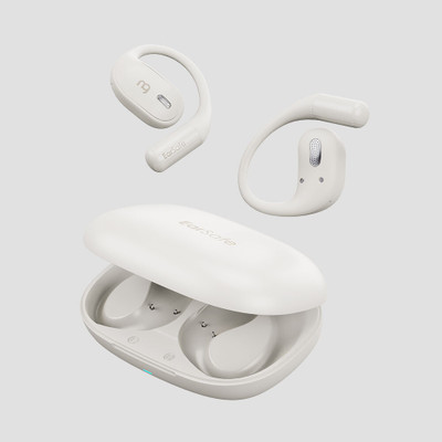 NG EarSafe OpenBuds - Air Conduction Open Ear Buds Bluetooth(Ivory, True Wireless)
