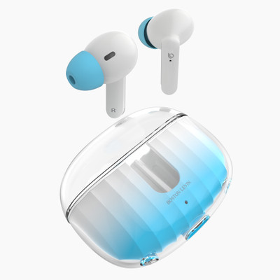 Boston Levin AirmaxPlus TWS Earbud with Playtime 30H,LowLatencyGaming,13m Drivers,IPX5,BT5.3 Bluetooth(Blue, In the Ear)