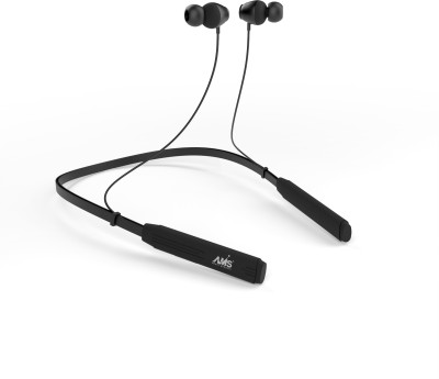 AAMS NB52 Gaming Wireless Bluetooth ANC with 80hrs PLAYTIME,Non Stop Music Magnetic Bluetooth Gaming(Black, In the Ear)