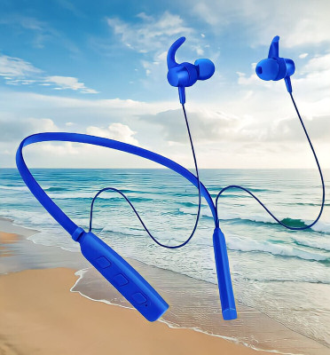GPQ STORE Rokerz 235 Pro Wireless Bluetooth Neckband(0B.169 Bluetooth(Blue, In the Ear)