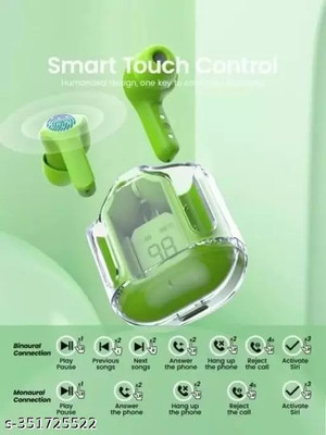 NKPR Newly Design UltraPods Buds ,Charging Case ,Sensor Touch 323 Bluetooth(Green, True Wireless)