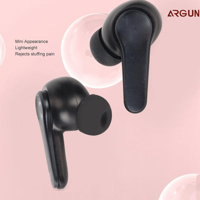 ARGUN CV-19 Wireless Earbuds with 50 Hours Playtime Bluetooth(Black, True Wireless)
