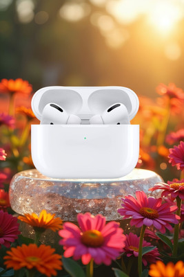 SAIBABA AirRode Pro-2nd generation k43 with Adaptive Audio-(USB-C) Bluetooth(White, True Wireless)