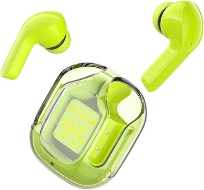 PRAKASHAMAYA Wireless Earbuds,in-Ear Ultrapods max TWS Bluetooth Earphones with Charging Case Bluetooth(Green, True Wireless)