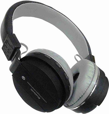 Ancestors Wireless Headset SH12 Wireless Bluetooth Headphone with FM and SD Card Slot Bluetooth(Black, On the Ear)