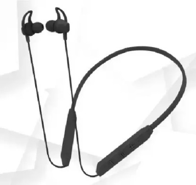 Wifton BT Max Wireless Bluetooth Neckband with Extra Bass Bluetooth Headset(Black, In the Ear)