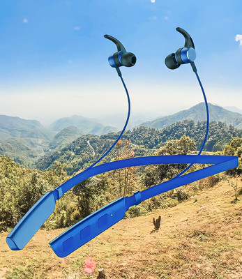 GPQ STORE Rokerz 235 Pro Wireless Bluetooth Neckband(B.0.313 Bluetooth(Blue, In the Ear)
