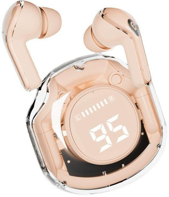 Pharaoh ECHO PRO V5.3 With IPX7 TRUE WIRELESS BLUETOOTH SWEAT PROOF ANC Headset EP66 Bluetooth(Pink, True Wireless)