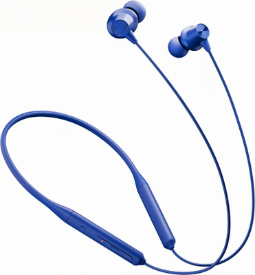 GREE MATT Upto 70 HrsPlayback,Fast Charging,Waterproof for Gaming,Bluetooth Neckband N44 Bluetooth(Blue, In the Ear)