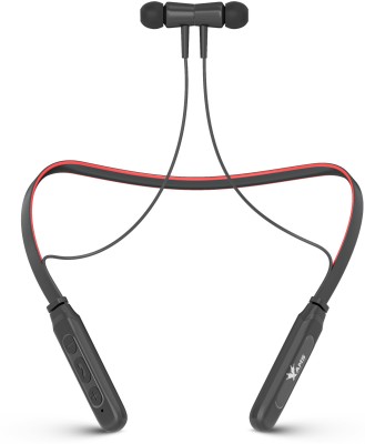 AAMS 101 v5.2 Wireless Neckband, Stereo Sound, 80hrs Playtime, Lightweight, IPX5 Bluetooth(Black, Red, In the Ear)