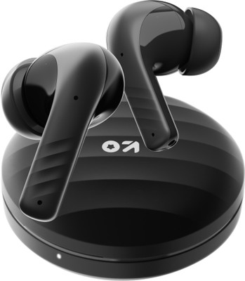 GOBOULT W35 with 48 Hrs Battery Life,4 Mic ENC, Wavy Shell Design, Made in India, 5.4v Bluetooth(Black, True Wireless)