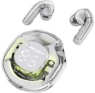 Brolan Bluetooth True Wireless 30Hours Playback Fast charging,Powerfull bass Bluetooth Gaming(White, True Wireless)