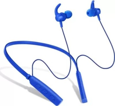 WeRock True Wireless B235 Blast Sound Quick Charge Bluetooth Neckband Super Sound W59 Bluetooth Headset(Blue, In the Ear)