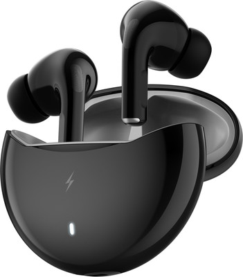 Fire-Boltt Aero TWS Earbuds, Custom EQ Profiles, 50H Battery, Quad Mic ENC, BT 5.4 13mm Bluetooth(Black, True Wireless)