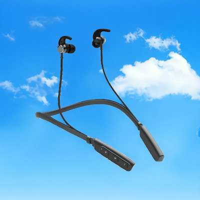QPG STORE Rokerz 235 Pro Wireless Bluetooth Neckband(0.1093 Bluetooth(Black, In the Ear)