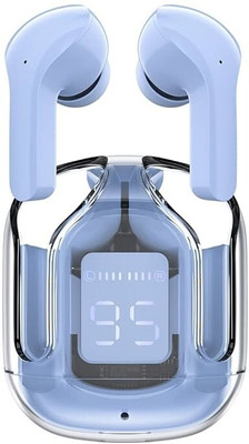 Bonafide Bluetooth Earphones w/Noise Canceling Charging Case & LED Digital Display Bluetooth(Blue, True Wireless)