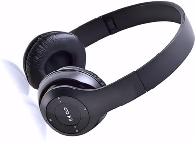 GDS Travel Fold Bluetooth Mega Bass Pro Audio_KZ Bluetooth & Wired(Black, On the Ear)