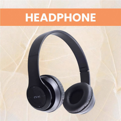 AIZINA Wireless Audio Headset for Gaming with Heavy Low-Frequency Bass_G4 Bluetooth & Wired(Black, On the Ear)