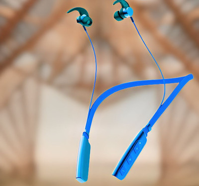 QPG STORE Rokerz 235 Pro Wireless Bluetooth Neckband(0B.252 Bluetooth(Blue, In the Ear)