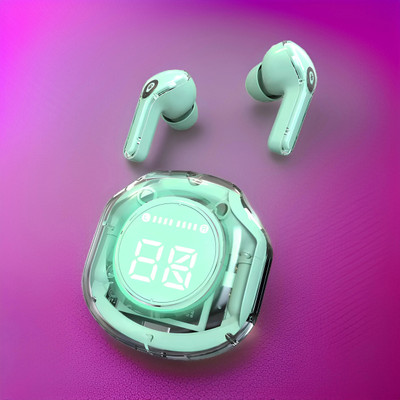 MGT UltraPods Pro TWS Transparent Bluetooth Earbuds with Noise-Canceling 39 Bluetooth(Multicolor, In the Ear)