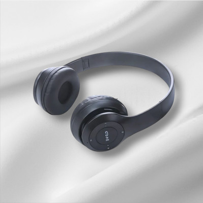 GDS Foldable Stereo Headphones with Mic & SD Card, Long Battery Life_Y2 Bluetooth & Wired(Black, On the Ear)