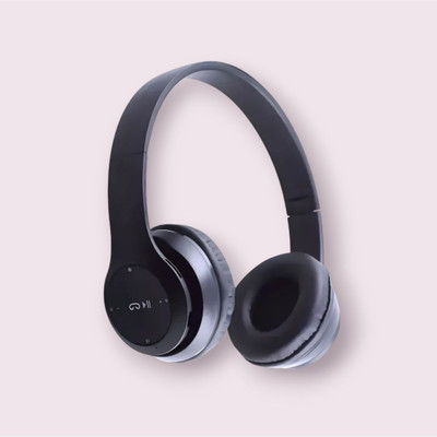 TWS Low-Latency Wireless Gaming Headset with Powerful Resonant Bass_BU Bluetooth & Wired(Black, On the Ear)