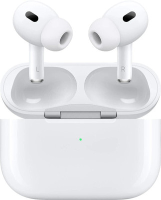 antitech New AarPods Pro 2 (2nd generation) with MagSafe Case-(USB-C) Bluetooth(White, In the Ear)