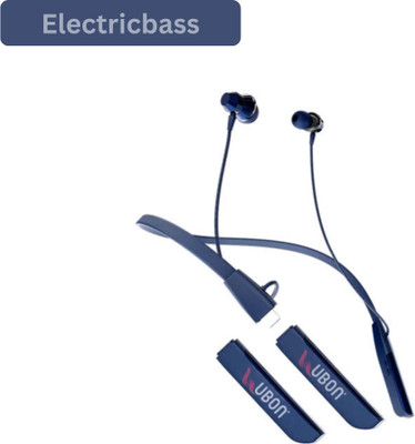 electricbass cl 35 dlx bluetooth wireless neckband with 100 hours of playtime black colour Bluetooth(Multicolor, On the Ear)