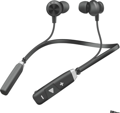 TP TROOPS TP in-Ear Bluetooth 5.0 Neckband with Up to 80 Hours Playtime IPX6 Rated Bluetooth(Black, In the Ear)