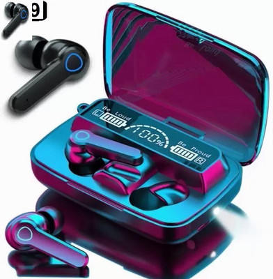 Mid Light M19 Wireless Earbuds Bluetooth headset ADVANCE ASAP Charge with Power Bank D163 Bluetooth(Black, True Wireless)