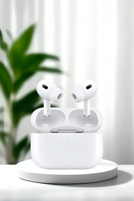 BeatFlow Smart Noise Cancelling Earbuds with Clear Calling Mic Bluetooth(White, True Wireless)