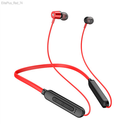 Zusix Elite Plus - Dual Mic Noise Cancellation with 48 Hours Bluetooth(Red, In the Ear)