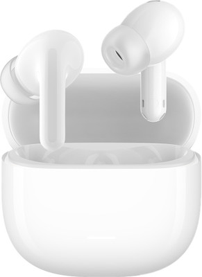 Mi Buds 5C with 40dB Hybrid ANC, Quad-Mic AI Calling, 36 hrs Playtime, 4 EQ+Custom Bluetooth(Bass White, True Wireless)