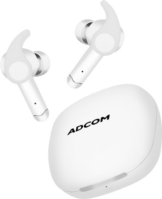 ADCOM Cosmo TWS Earbuds with Ultra 38ms Low Latency, 30H Playtime, Dual ENC Mics Bluetooth(White, True Wireless)