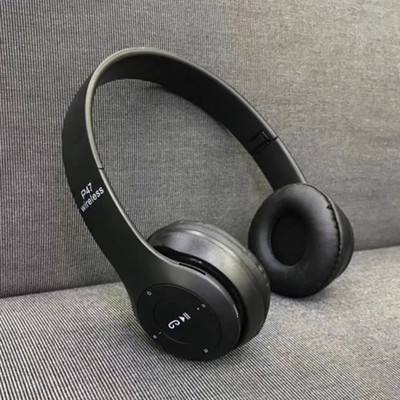 BUFONA High Bass Sports B47 Over Ear Headphones Gaming Headset with Built-in Mic Bluetooth(Black, On the Ear)
