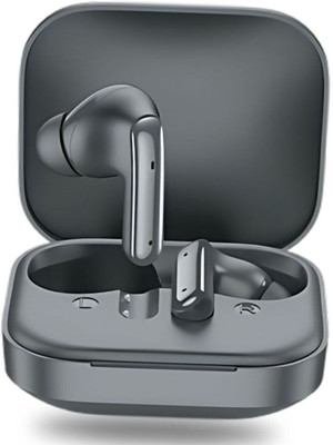 WEROX N-Lite 801 Clear Talk Wireless Earbuds 60H Playtime Fast Bluetooth Gaming(Black, True Wireless)