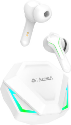 Aroma NB138 Bound 32dB Active Noise Cancellation 60Hrs* Fast Charging Earbuds Bluetooth(White, True Wireless)
