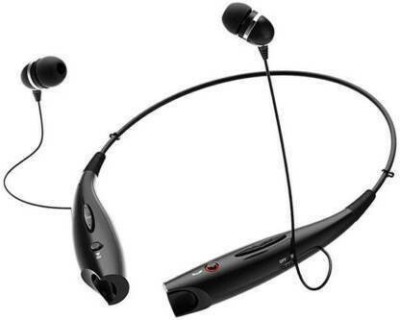BHAVISHU HBS-730 HEADPHONE IN BLACK -5 Bluetooth Headset(Black, In the Ear)