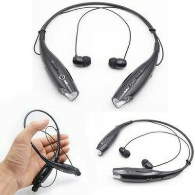 Bhanu HBS-730 bluetooth headphone wireless for music lover Bluetooth Headset(Black, In the Ear)